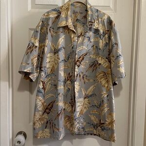 Hollis River Mens Shirt XL Short Sleeve Tropical‎ Hawaiian Button Down
